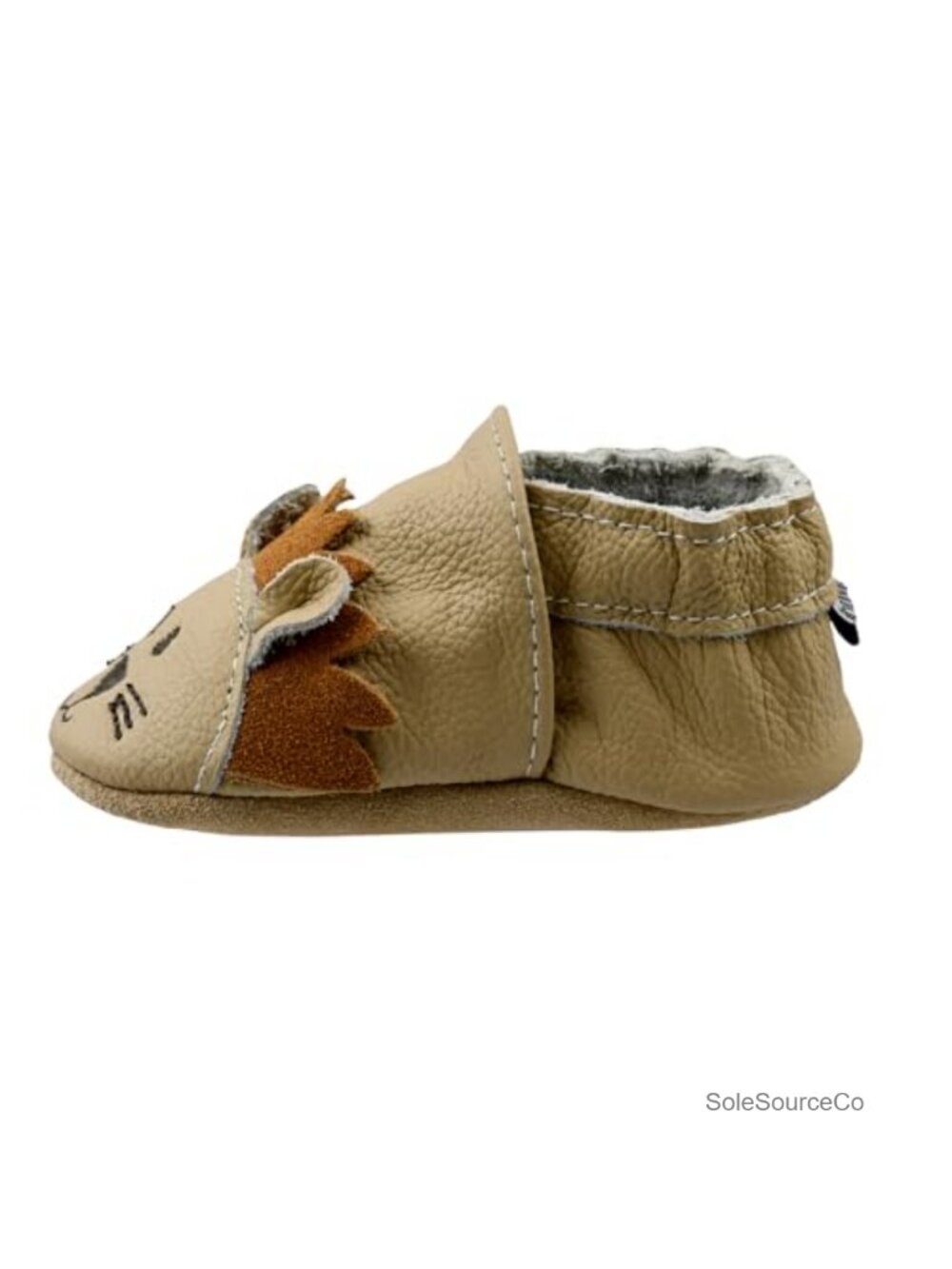 Soft Sole Leather Mocc Slip On Crib Shoes for Babies